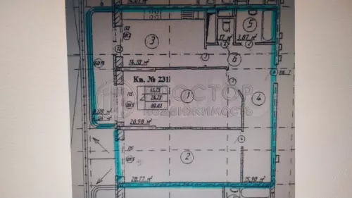 2-комнатная квартира, 77 м² - фото 13