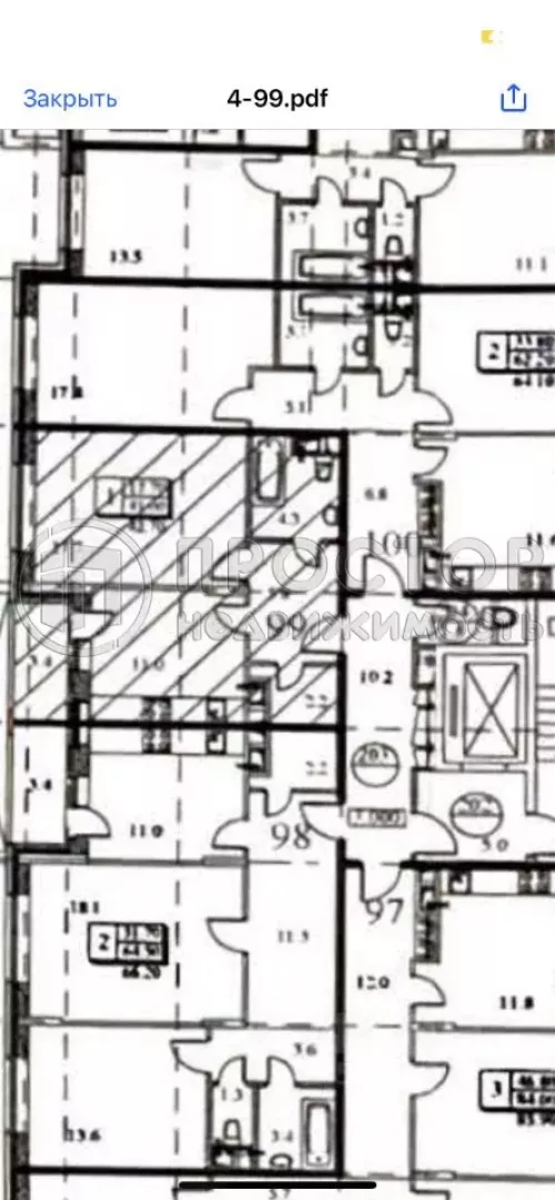 1-комнатная квартира, 42 м² - фото 2