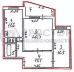 2-комнатная квартира, 68.1 м² - фото 49