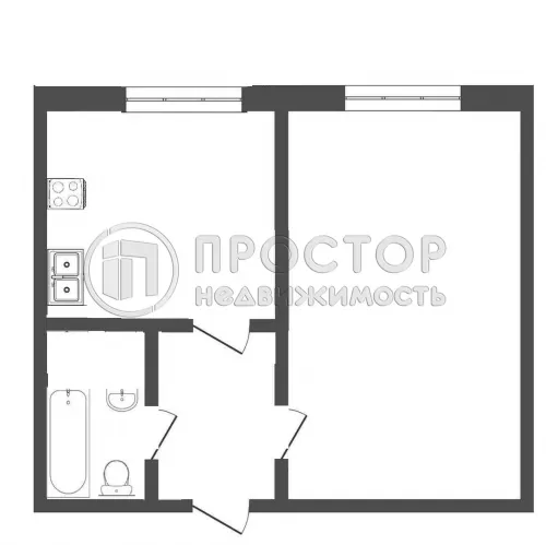 1-комнатная квартира, 38 м² - фото 29