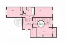 3-комнатная квартира, 81 м² - фото 62