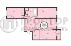 3-комнатная квартира, 81 м² - фото 101