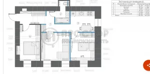 3-комнатная квартира, 59.7 м² - фото 41