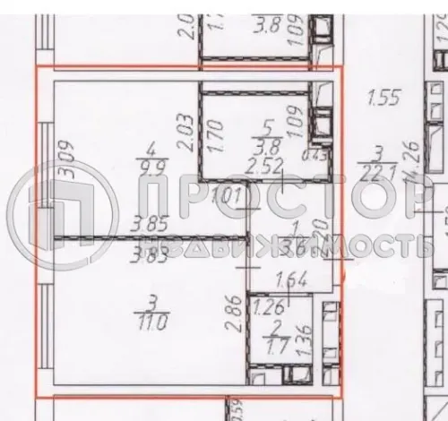 1-комнатная квартира, 30 м² - фото 26