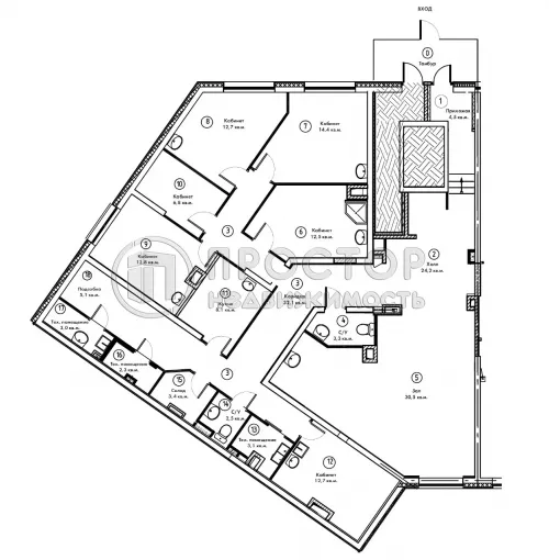 Коммерческая недвижимость (свободного назначения), 192 м² - фото 15